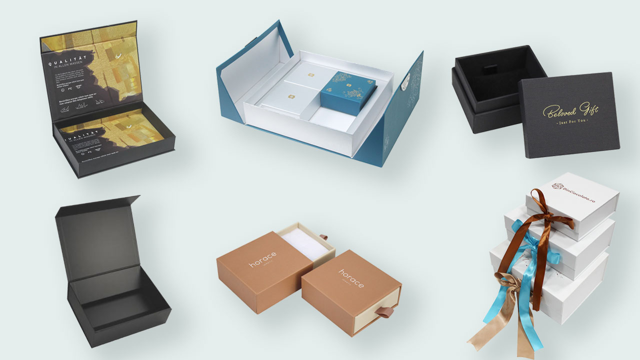 Benutzerdefinierte Geschenkboxen