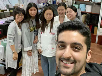 Schön, John aus den USA kennenzulernen